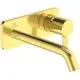 IS-Wand-Waschtischarmatur-JOY-BS2-eckige-Rosette-Ausld-180mm-Brushed-Gold-A7380A2 gallery number 3
